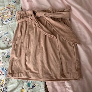 Dynamite light pink pleated skirt